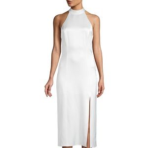 NWT Alice & Olivia Satin Halter Dress